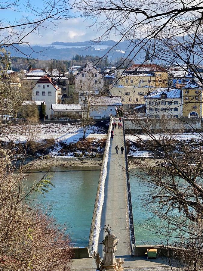 Ferienwohnung An Der Idyllischen Salzachschleife Naehe Salzburg Лауфен Экстерьер фото
